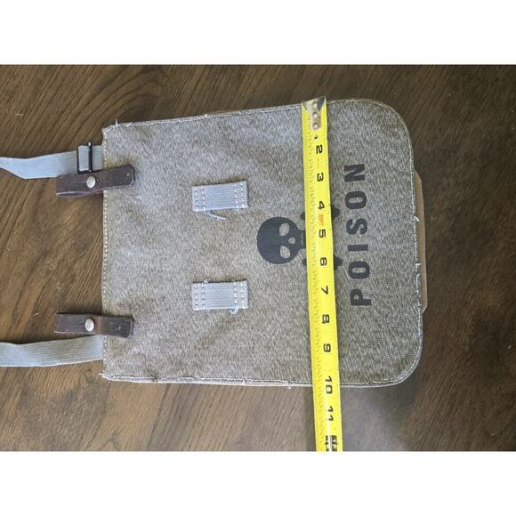 Vintage Military Shoulder Satchel Haversack Canvas Bag WWI WW2 - Picture 8 of 16